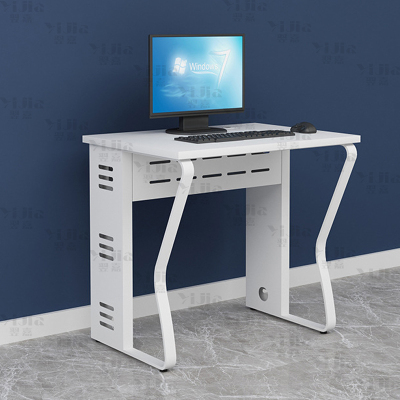 翌嘉 钢架电脑桌培训桌机房电脑桌学习桌课桌 单人位R款