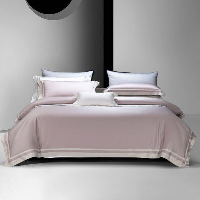 伊伊爱 高密缇芙60S系列拼角长绒棉四件套