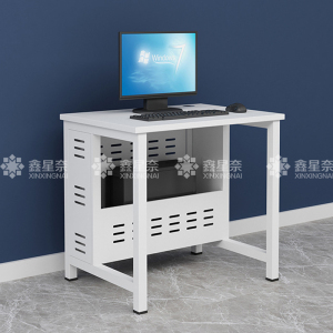 鑫星奈 钢架电脑桌培训桌机房电脑桌学习桌课桌 单人位F款