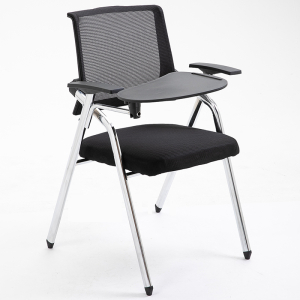 鑫环境 办公家具培训会议椅会议室椅子培训椅带写字板折叠职员办公桌椅带写字板宣传椅