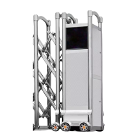 满盛达建 移动伸缩护栏 高1.5m 米