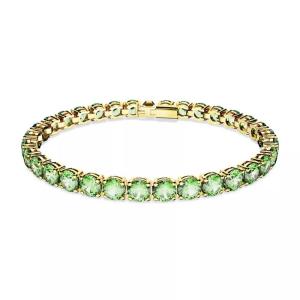 施华洛世奇(SWAROVSKI)女款金属手链金色彩金精致优雅百搭配饰日 Gold-colored