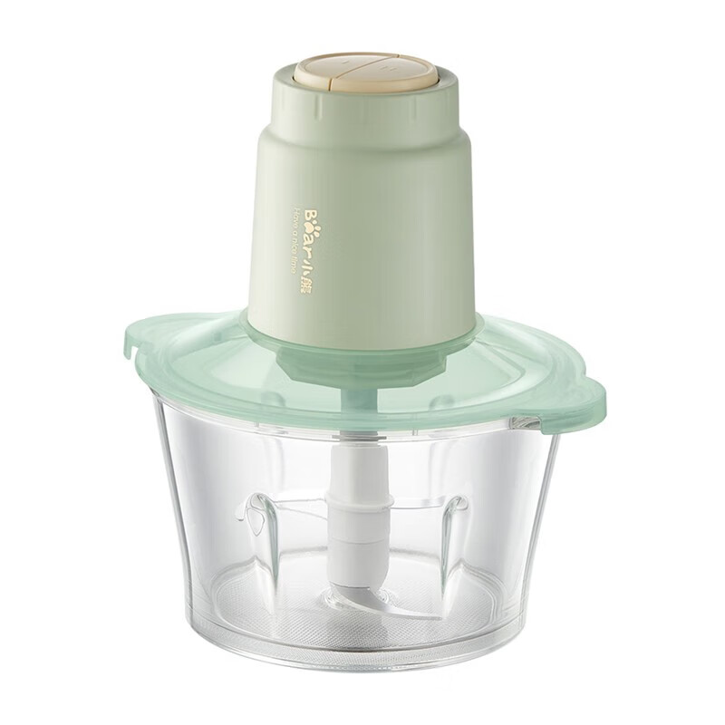 小熊绞肉机家用 碎肉机 电动多功能料理搅拌机饺子肉馅蒜蓉机 搅肉机 2L大容量全不锈钢杯