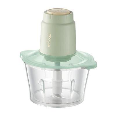 小熊绞肉机家用 碎肉机 电动多功能料理搅拌机饺子肉馅蒜蓉机 搅肉机 2L大容量全不锈钢杯