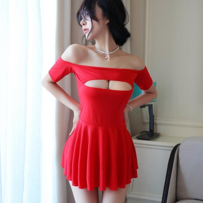 长夜漫漫情趣内衣性感镂空睡衣制服诱惑免脱睡裙辣纯欲套装女1466