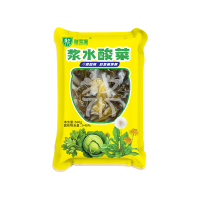 正宗甘肃特产天水浆水酸菜自然发酵芹菜蒲公英包心菜3袋装