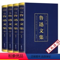 [正版]鲁迅文集 全套4册彩色详解版( 博文)鲁迅经典作品集狂人日记呐喊野草故乡朝花夕拾原著中学生小学生读本文集文学小