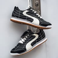 男鞋2026新款春季休闲透气德训鞋潮牌男士跑步运动休闲网面阿甘鞋