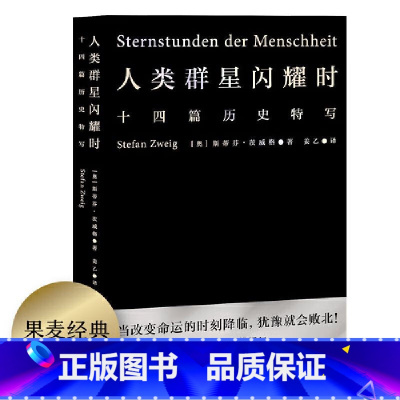 人类群星闪耀时 [正版]人类群星闪耀时 人类群星闪耀时 十四篇历史特写 斯蒂芬 茨威格 姜乙德文直译