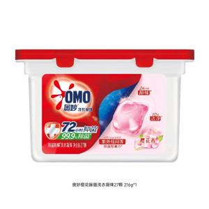 奥妙自然工坊樱花柔护洗衣凝珠(216G)(27颗)