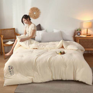 吉祥三宝家纺原棉大豆纤维被水洗棉四季被子春秋被芯