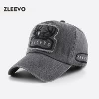 / 水洗做旧棒球帽女日系百搭鸭舌帽情侣软顶遮阳帽