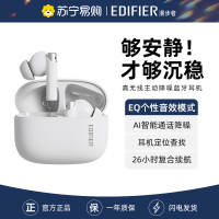 EDIFIER/漫步者Zero Pro真无线蓝牙耳机主动降噪游戏运动超长续航花再2023新款 雾白色