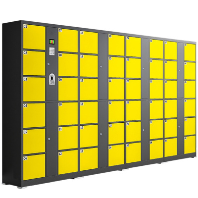 攸形指纹识别存包柜48门340*46*180cm台