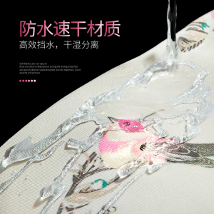 加厚涤纶防水防霉浴帘布卫生间窗帘隔断帘子浴室淋浴挂帘帘