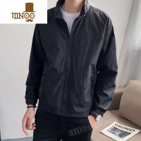 YANXU2023新款立领防晒衣男夏天大码薄款加肥加大夏季无帽外套潮流夹克
