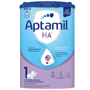 Aptamil德国原装进口爱他美HA适度水解1段0-6个月婴幼儿配方奶粉800g