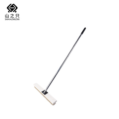 山之只 硬塑料丝不锈钢杆洗地刷 50cm 套