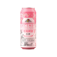 青岛啤酒樱花味白啤9度500*3*4牛卡包提盒装罐啤
