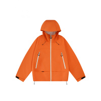 山系户外冲锋衣新款情侣纯色夹克外套防风防水登山服男女同款