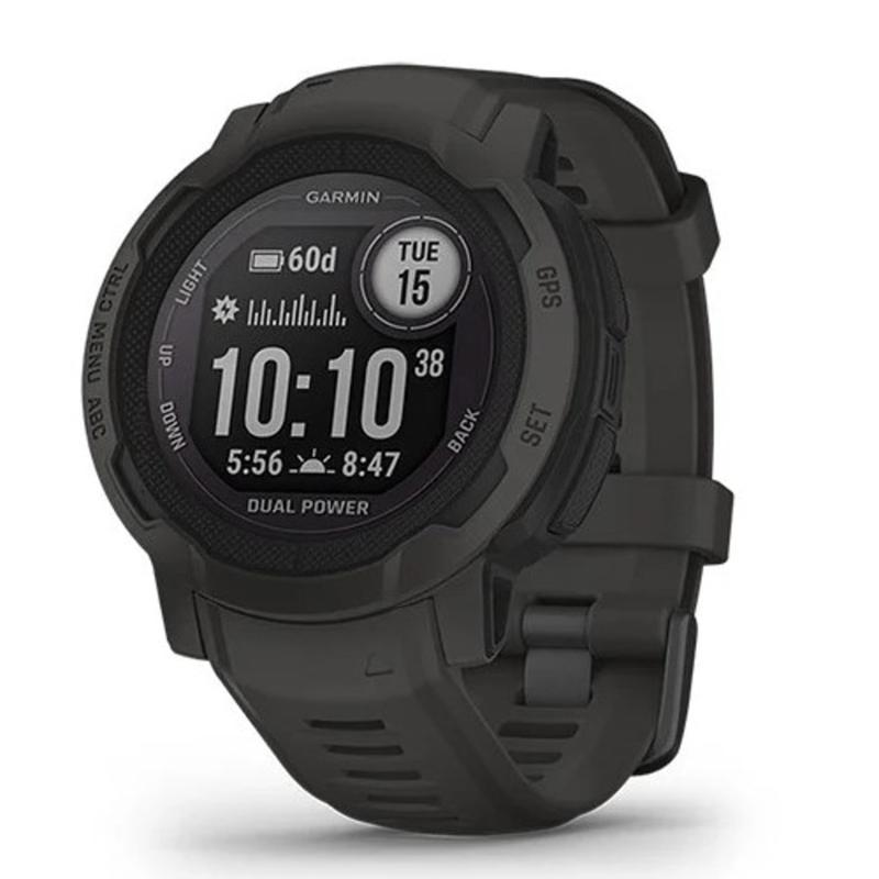 Garmin续航户外GPS智能手表男子坚韧太阳能充电军规耐摔防水运动表