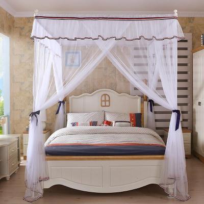 家柏饰(CORATED)蚊帐 落地式三开廷蚊帐 简约男生男士男孩床幔1.5 1.8