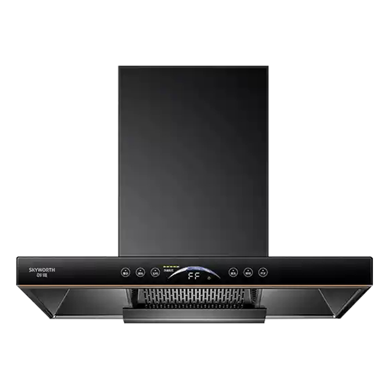 创维 抽油烟机家用Y011 欧式顶吸式 直流变频油烟机 爆炒大吸力超大静压 T型排烟机 自动清洗