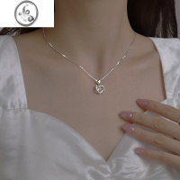 JiMi92银银跳动的心项链女夏轻奢小众高级感气质锁骨链2023新款