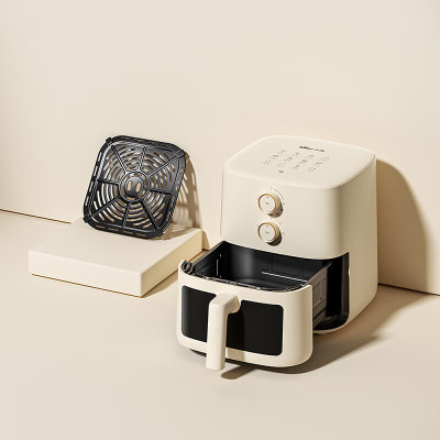 小熊(bear) 5L可视空气炸锅QZG-H15Z3 双旋钮1500W