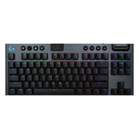 罗技(Logitech)G915 X LIGHTSPEED矮轴游戏键盘(黑色-L)类红轴(轻盈手感)