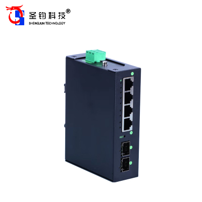 圣钧科技SHENGJUN TECHNOLOGY 工业级2光4电千兆交换机 2F4TG+对