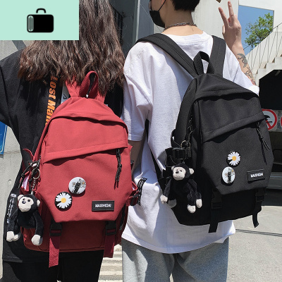 双肩包女ins 初中生书包男韩版原宿高中大学生潮情侣时尚旅行背包NEW LAKE