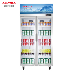 澳柯玛风冷无霜(AUCMA)LSC-520DW冷藏展示柜蔬菜保鲜啤酒饮料商用冰箱立式双门冰柜