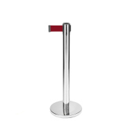 振之宏 不锈钢警戒线警示柱围栏伸缩带隔离带 3m长 个