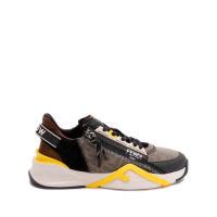 芬迪(FENDI)高弹力跑鞋男士运动鞋防滑耐磨拼接皮革休闲 sneakers