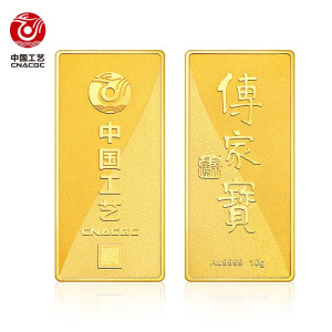 中国工艺足金999投资金条纯金投资