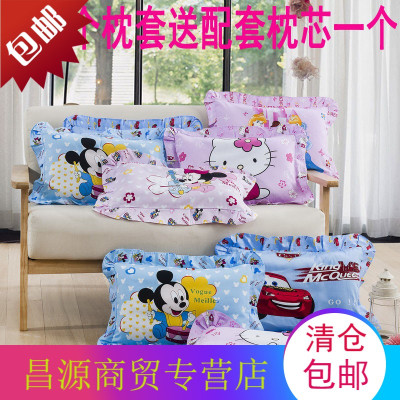 儿童枕套全棉幼儿园卡通纯棉小孩枕皮夏0-1-3-6岁婴儿宝宝枕头套