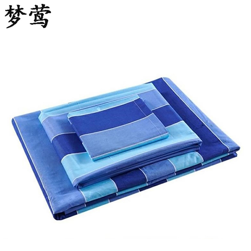 梦莺 枕套 蓝白620*420mm 条