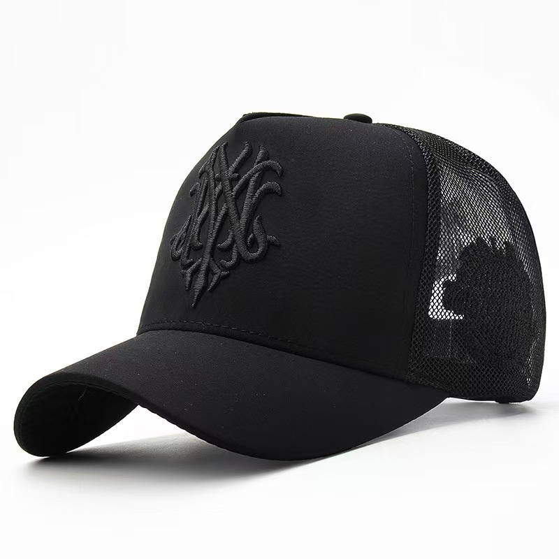 夏季新款大头围高顶帽速干网眼透气帽子男士薄款棒球帽户外鸭舌帽