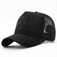 夏季新款大头围高顶帽速干网眼透气帽子男士薄款棒球帽户外鸭舌帽