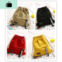 束口袋抽绳双肩包男女小学生书包轻便运动布袋简易补习背包补课包NEW LAKE