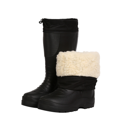 Ideamini超轻泡沫雨鞋男冬季户外加棉保暖防寒雨靴防油耐酸碱高筒冷库水鞋靴子男