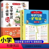 全3册 句子72变+小学必背文学常识 [正版]开心作文句子72变扩句法小学生写作文书大全 小学语文仿写句子训练专项练习每
