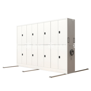 鑫星奈 电动密集架移动档案柜钢制轨道密集柜 一列4组