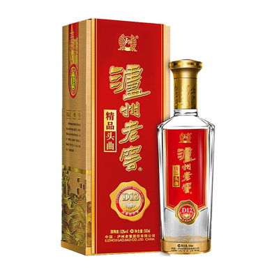 酒厂自营-泸州老窖精品头曲D1252度500ml单瓶装浓香型白酒适合个人聚会饮用