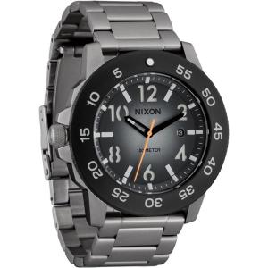Nixon男士机械表防溅水不锈钢表带经典腕表