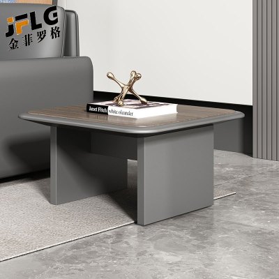 金菲罗格办公沙发茶几皮沙发简约接待室商务会客 60*60cm方茶几