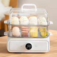 美的(Midea)电蒸锅 全透明 15.3L [上蒸下煮]ZGC3223M02