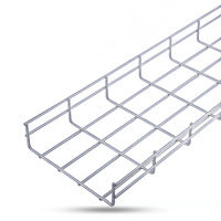 中锦科技 网络桥架 开放式弱电综合布线槽 [镀锌]400×100×5mm(宽×高×丝径)米