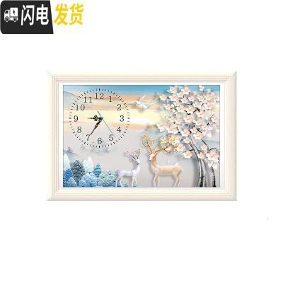 三维工匠十字绣2019年新款钻石画满钻客厅时间钟表时钟自己手工水晶钻表 满钻[150*96cm][赠机芯+精准指针]